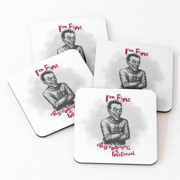 Item preview, I’m Fine, The Screaming is Internal designed and sold by UNK-Fatigues.