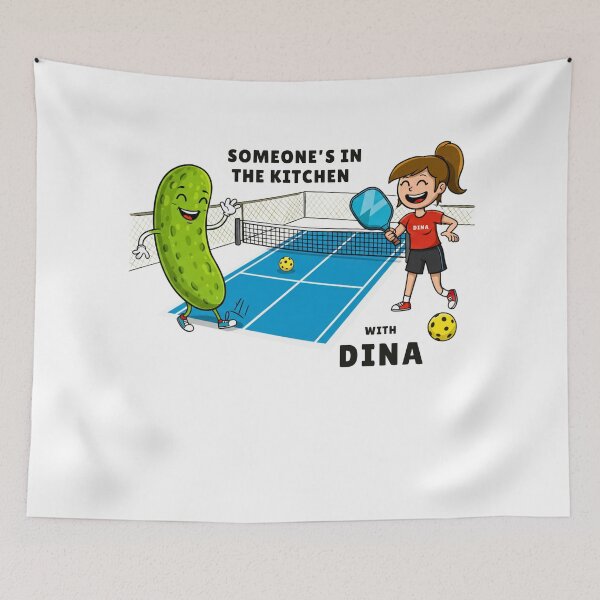 Item preview, Someone's in the kitchen with Dina designed and sold by FitEnvy.