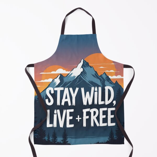 Item preview, Stay Wild, Live Free designed and sold by RisingWolfStudio.