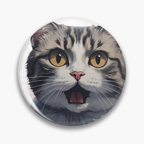 Item preview, Surprised Tabby Cat Portrait Art designed and sold by Rue Market.