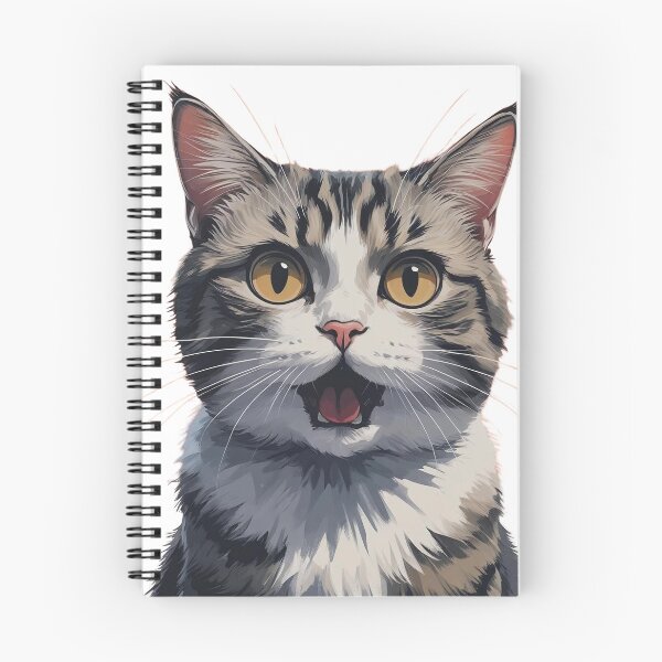 Item preview, Surprised Tabby Cat Portrait Art designed and sold by Rue Design Company.