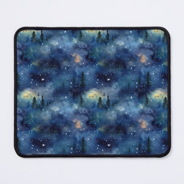 Item preview, Celestial Serenity – Tree and Stars Night Sky Pattern Design designed and sold by baggycatsworld.