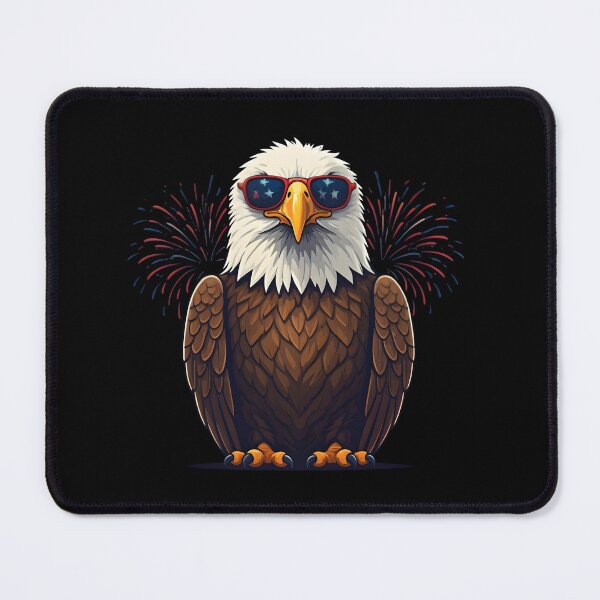 Item preview, eagly Funny Patriotic Bald Eagle Cartoon – USA designed and sold by Uglyandcute.
