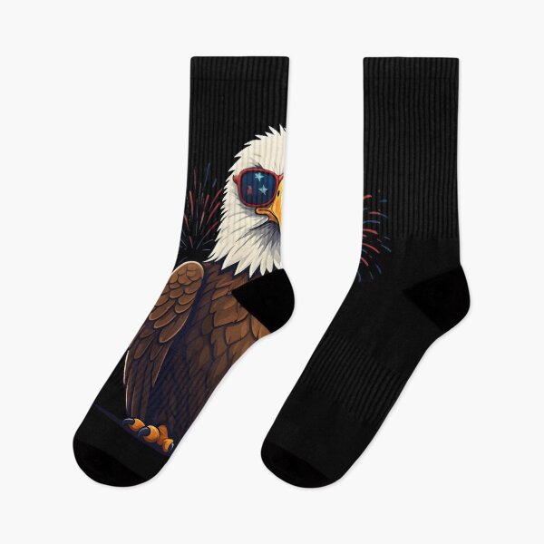 Item preview, eagly Funny Patriotic Bald Eagle Cartoon – USA designed and sold by Uglyandcute.