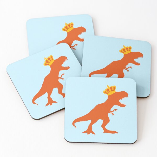 Item preview, T-Rex Tyrannosaurus Rex King Crown Roar Evil Predator Dinosaur designed and sold by shirt-o-mat.