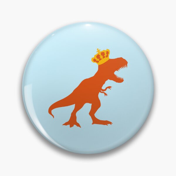 Item preview, T-Rex Tyrannosaurus Rex King Crown Roar Evil Predator Dinosaur designed and sold by shirt-o-mat.