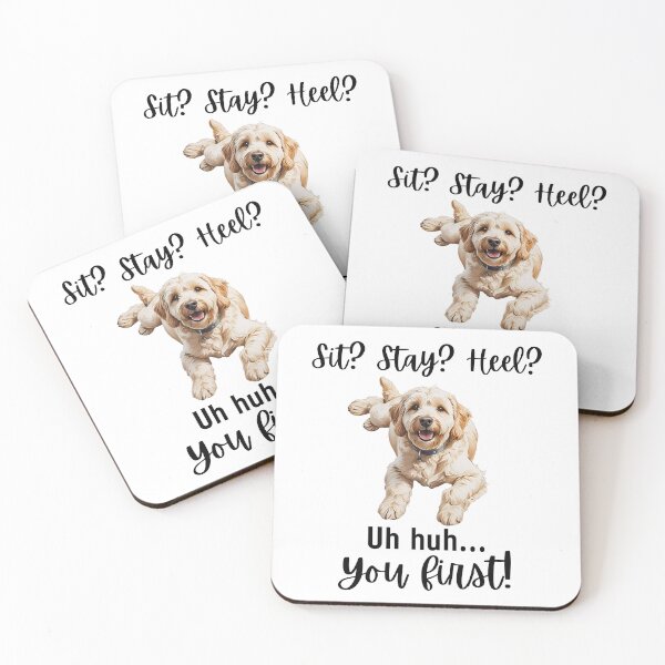 Item preview, Funny Cream Labradoodle Shirt – Stubborn Dog with Attitude Quote designed and sold by Fredster1966.
