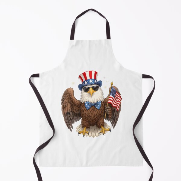 Item preview, eagly Funny Patriotic Bald Eagle Cartoon – USA designed and sold by Uglyandcute.
