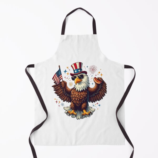 Item preview, eagly Funny Patriotic Bald Eagle Cartoon – USA designed and sold by Uglyandcute.