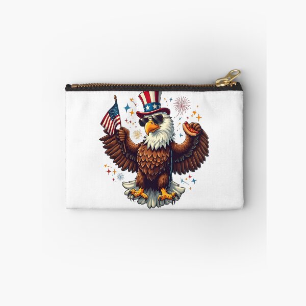 Item preview, eagly Funny Patriotic Bald Eagle Cartoon – USA designed and sold by Uglyandcute.