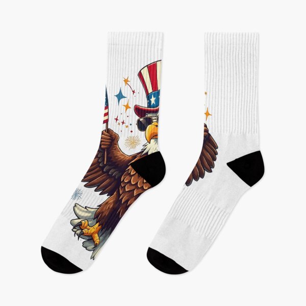 Item preview, eagly Funny Patriotic Bald Eagle Cartoon – USA designed and sold by Uglyandcute.