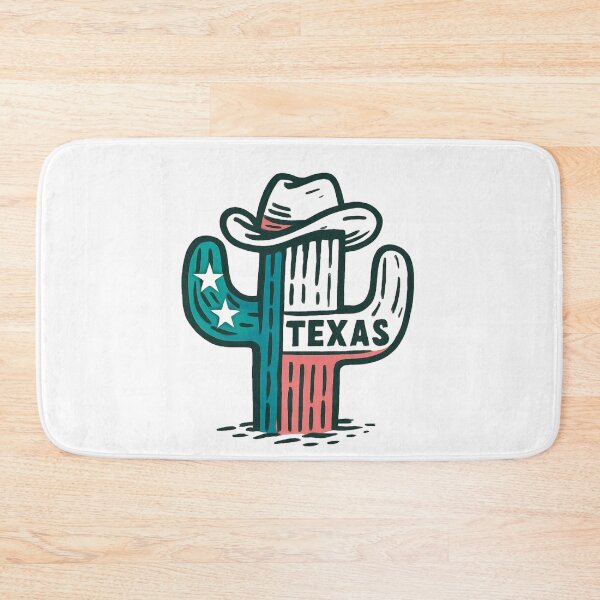 Item preview, Texas Cactus with a Cowboy Hat designed and sold by AliKwStore.