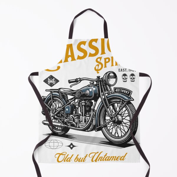 Item preview, Classic Spirit – Vintage Motorcycle Design designed and sold by monsalve-autos.