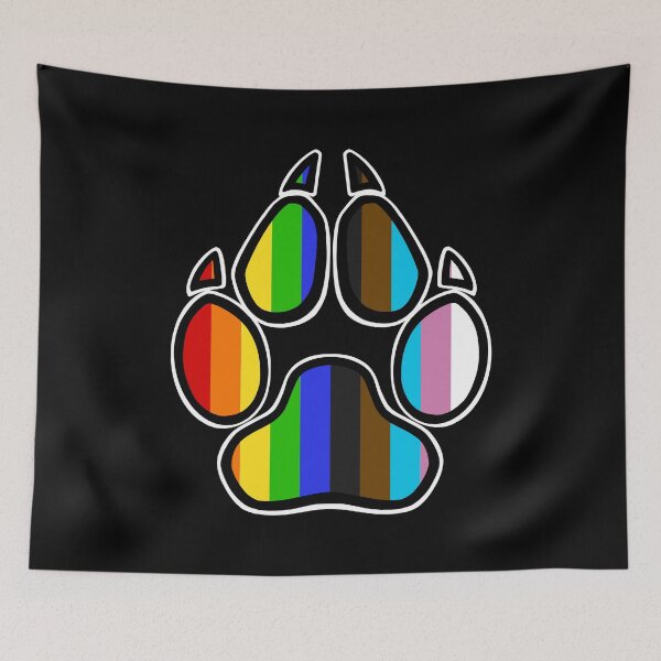 Item preview, Inclusive Pride Pup Paw designed and sold by Steve Nepote Designs.