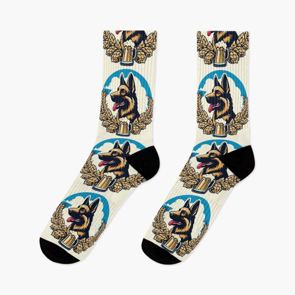 Item preview, Oktoberfest German Shepherd with a Beer designed and sold by Ghost on Toast.