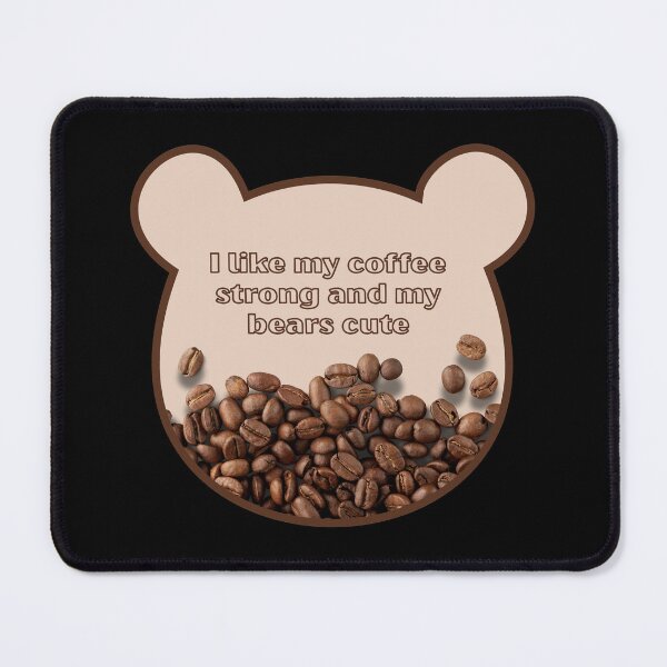 Item preview, Bear Coffee Face Cute Animal Head Design designed and sold by SynizesisShop.
