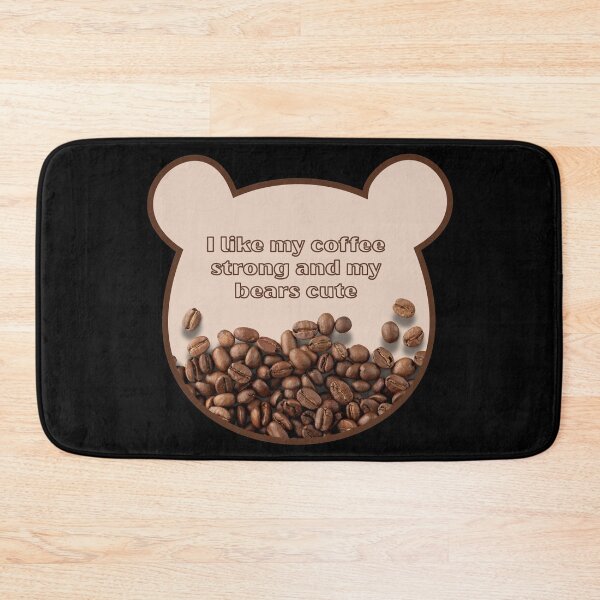 Item preview, Bear Coffee Face Cute Animal Head Design designed and sold by SynizesisShop.