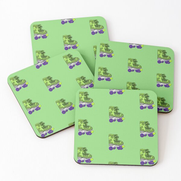 Item preview, Slidin seaweed rollerskate designed and sold by Swirling_UniverseShop.
