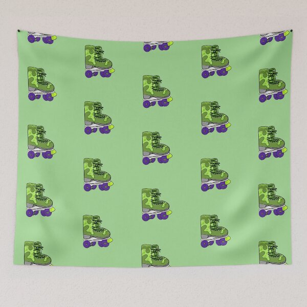 Item preview, Slidin seaweed rollerskate designed and sold by Swirling_UniverseShop.