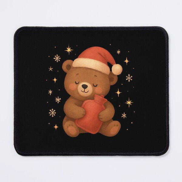 Item preview, Relaxed Christmas Bear – Hot Water Bottle Winter Comfort T-Shirt ?❄️ designed and sold by AI-volution.