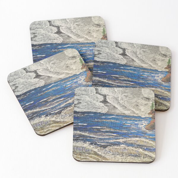 Item preview, Waves Crashing to Shore designed and sold by GodsArt.