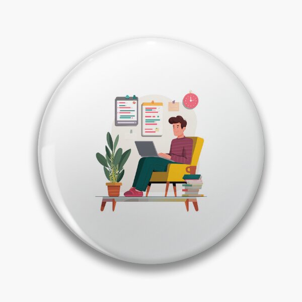 Item preview, Back To College Ambitious Guy Using Laptop designed and sold by FWLKIT.