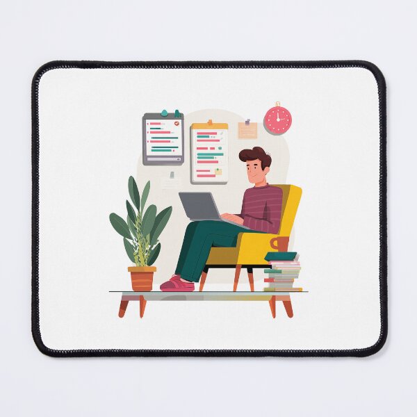 Item preview, Back To College Ambitious Guy Using Laptop designed and sold by FWLKIT.