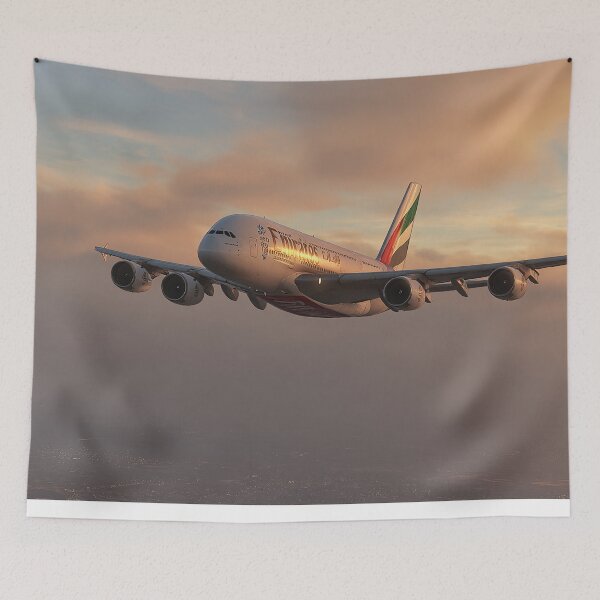 Artikelvorschau, Erkennung der Flugzeugstruktur des Emirates Airbus A380 entworfen und verkauft von Skyframe Aviation.