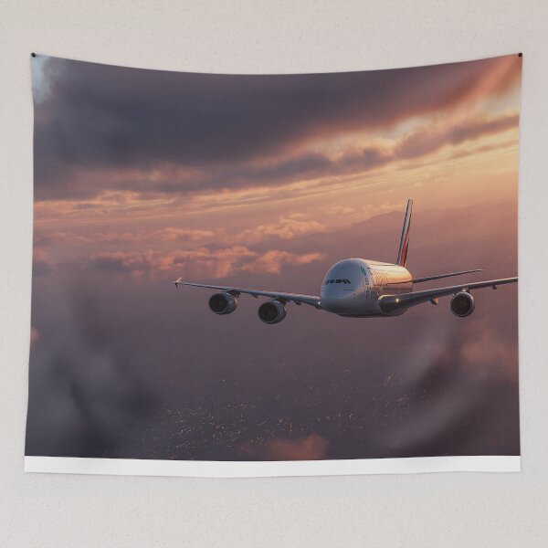 Item preview, Discovering The Gold Logo Detail Of The Airbus A380 By Emirates designed and sold by Skyframe Aviation.