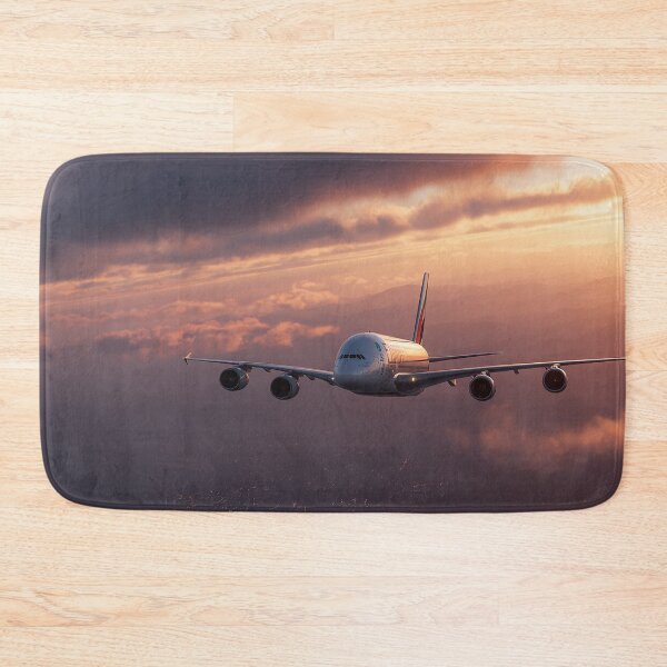 Item preview, Discovering The Gold Logo Detail Of The Airbus A380 By Emirates designed and sold by Skyframe Aviation.