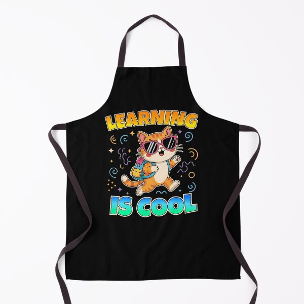 Item preview, Cool School Cat with Sunglasses - Learning is Cool designed and sold by andasanc14.