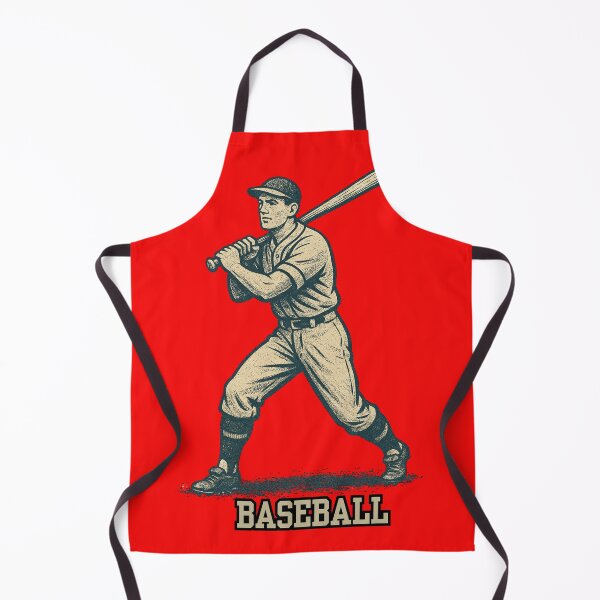 Item preview, Classic Vintage Baseball Player Illustration designed and sold by Rue Market.