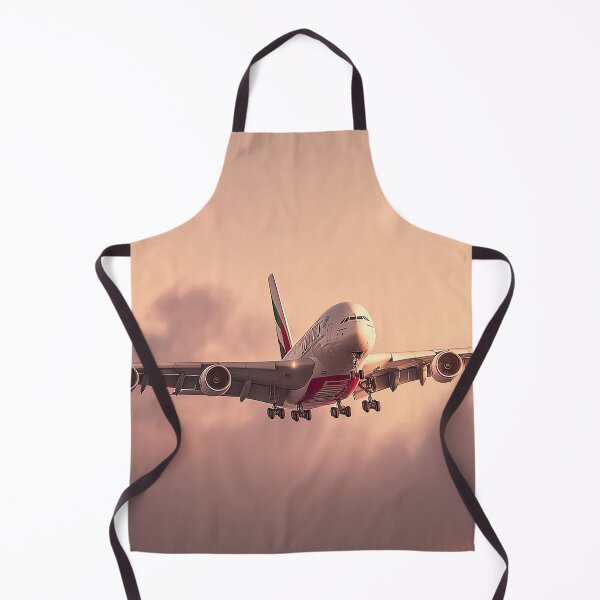Item preview, Examining The Tail Fin Of The Emirates Airbus A380 designed and sold by Skyframe Aviation.