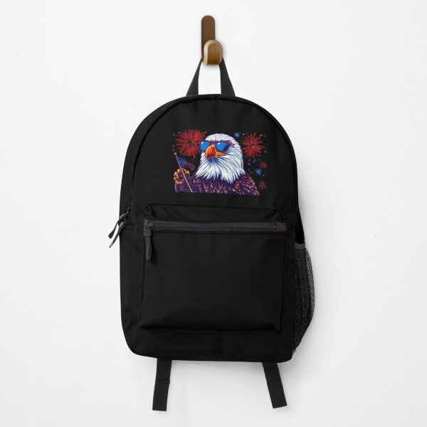 Item preview, eagly Funny Patriotic Bald Eagle Cartoon – USA designed and sold by Uglyandcute.