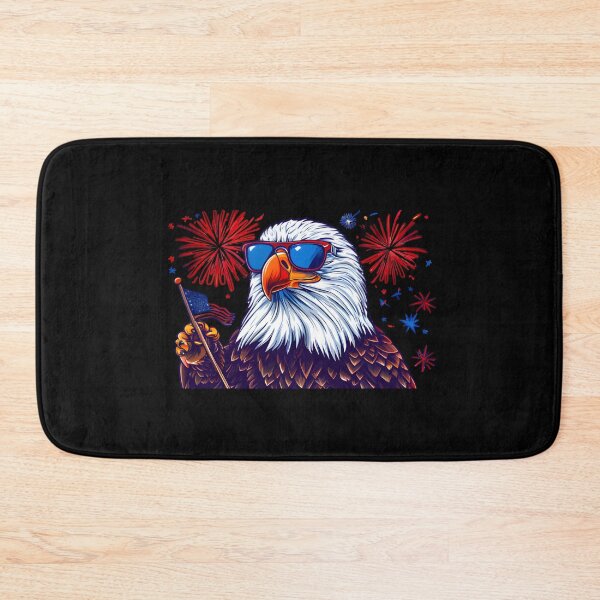 Item preview, eagly Funny Patriotic Bald Eagle Cartoon – USA designed and sold by Uglyandcute.