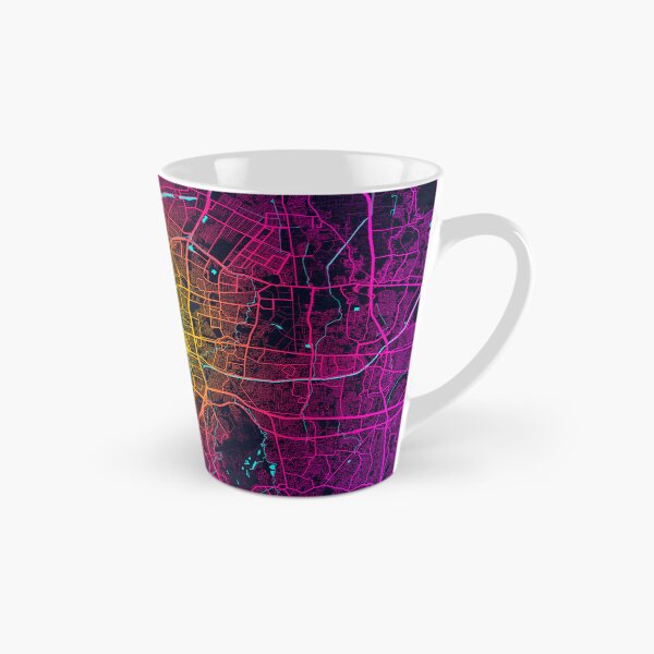 Item preview, Jakarta City Map of Indonesia - Neon designed and sold by deMAP.