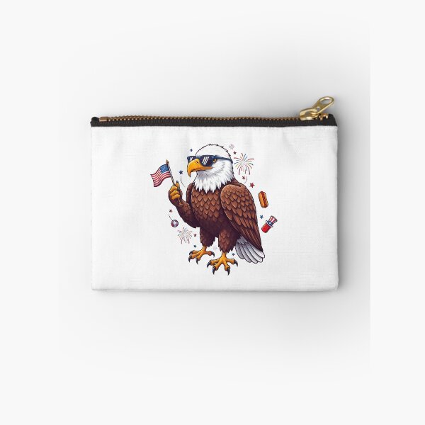 Item preview, eagly Funny Patriotic Bald Eagle Cartoon – USA designed and sold by Uglyandcute.