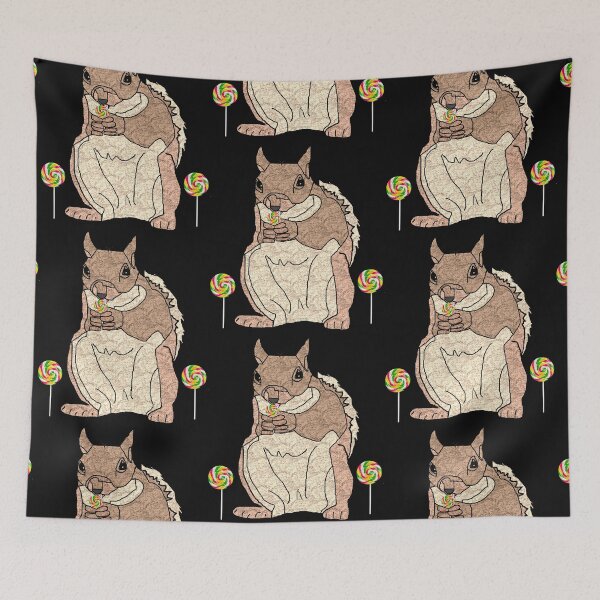 Item preview, Squirrel with a Sweet Tooth designed and sold by kristalcurt.
