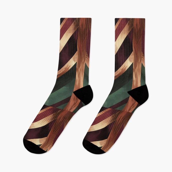 Artikelvorschau, Art Deco Chevron-Muster – Nahtloses Design in Kupfer, Burgunderrot und Grün entworfen und verkauft von Dino-Lune.