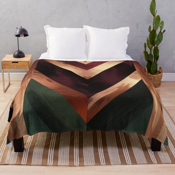 Artikelvorschau, Art Deco Chevron-Muster – Nahtloses Design in Kupfer, Burgunderrot und Grün entworfen und verkauft von Dino-Lune.