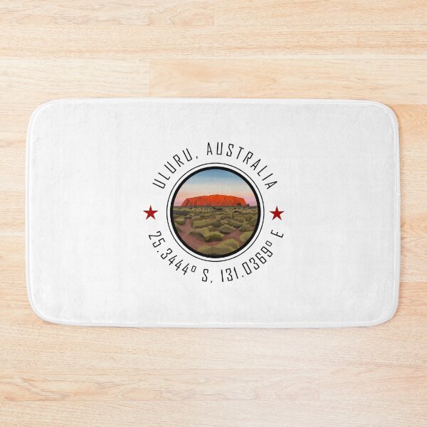 Item preview, Uluru Australia Travel Poster – Ayers Rock & Desert Landscape World Travel Art designed and sold by CustomTravelArt.