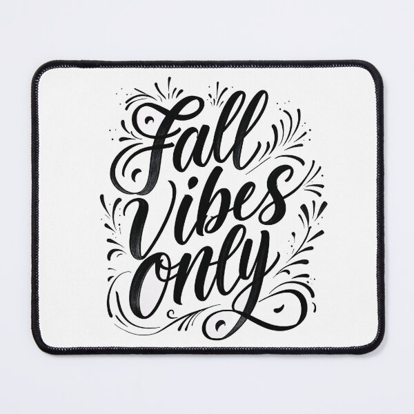 Item preview, Fall Vibes Only Typography Autumn Cozy Seasonal Script Lettering Design designed and sold by CreativeVisionsHub.