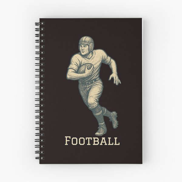 Item preview, Retro Style Football Player Illustration designed and sold by Rue Design Company.