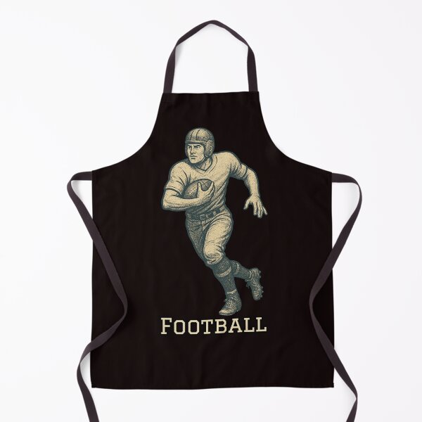 Item preview, Retro Style Football Player Illustration designed and sold by Rue Market.