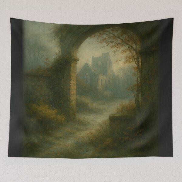 Item preview, Winter Solstice Ruins • Forgotten Garden Path to a Lost Estate designed and sold by fairmaiden7.