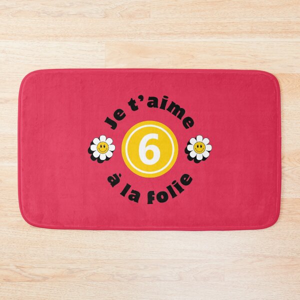 Aperçu de l'œuvre 6 ANS - JE T'AIME FOLLEMENT - FILLE créée et vendue par Pourtonanniv.
