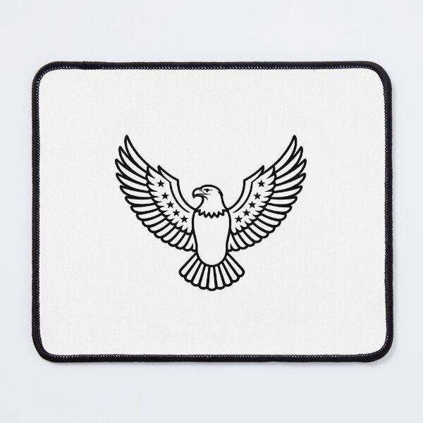 Item preview, eagly Funny Cartoon Eagle Line Art designed and sold by Uglyandcute.