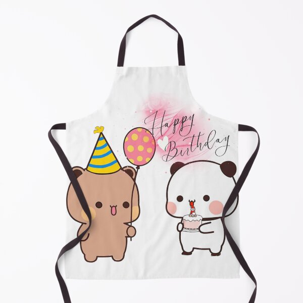 Item preview, Happy BirthDay Bubu Dudu Panda Bear And Brownie Bear True Love Couple 2026 designed and sold by OceanLiveArts.