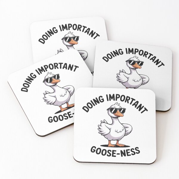 Item preview, Important Goose-ness designed and sold by Subtext Design.