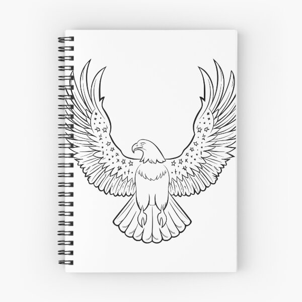Item preview, eagly Funny Cartoon Eagle Line Art designed and sold by Uglyandcute.